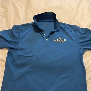 Allagash Brewing Company Blue Polo Shirt